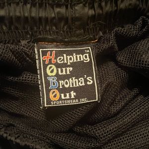 Hobo sweatpants xxl black with orange logo